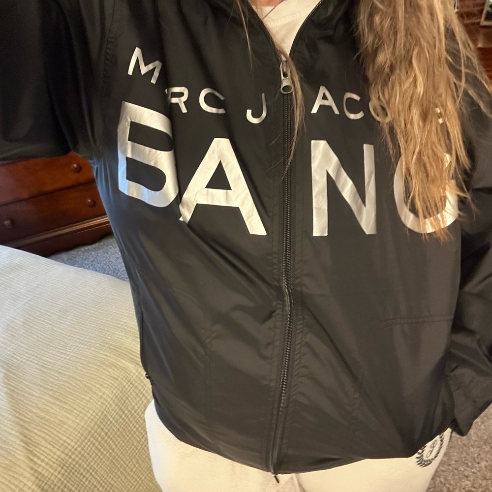 Marc Jacobs BANG - Black Jacket with Silver Logo